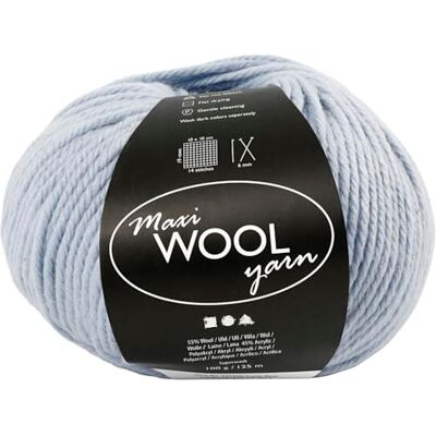 Creativ Lana, azul polvo, L: 125 m, 100 g/1 ovillo Creativ Lana, azul polvo, L: 125 m, 100 g/1 ovillo