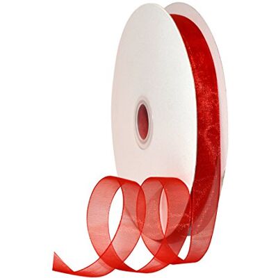 Morex Organdy Nylon Ribbon, 5/8-Inch by 100-Yard, Red Morex Organdy Nylon Ribbon, 5/8-Inch by 100-Yard, Red