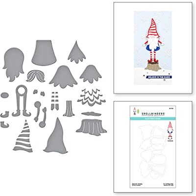 Spellbinders Dancin' Gnome Merry Collection Troqueles de metal grabado Spellbinders Dancin' Gnome Merry Collection Troqueles de metal grabado