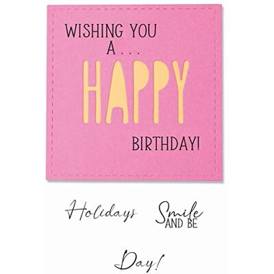 Sizzix Framelits Die Set w/5PK Stamps Birthday Window by Olivia Rose, Sizzix Framelits Die Set w/5PK Stamps Birthday Window by Olivia Rose,
