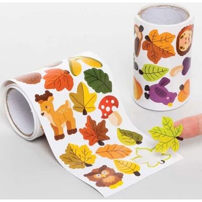 Rollo de Pegatinas de Granja - Pack de 600 Rollo de Pegatinas de Granja - Pack de 600
