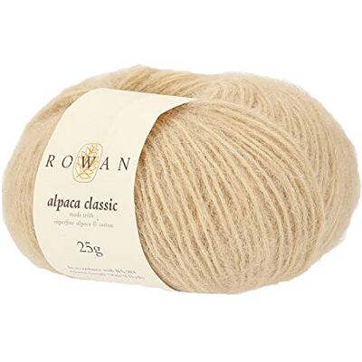 Rowan Hilo para tejer (57% alpaca, 43% algodón, 6,4 cm x 6,4 cm x 11 cm), color champán Rowan Hilo para tejer (57% alpaca, 43% algodón, 6,4 cm x 6,4 cm x 11 cm), color champán