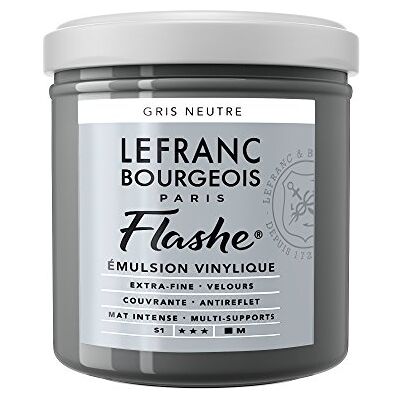 Lefranc Bourgeois LB ACRILICO FLASHE 125ML GRIS NEUTRO Lefranc Bourgeois LB ACRILICO FLASHE 125ML GRIS NEUTRO