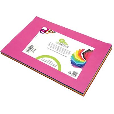 Smart-Fab Tela desechable para manualidades, Assorted 15 colors, 45 Sheets per Pack Smart-Fab Tela desechable para manualidades, Assorted 15 colors, 45 Sheets per Pack