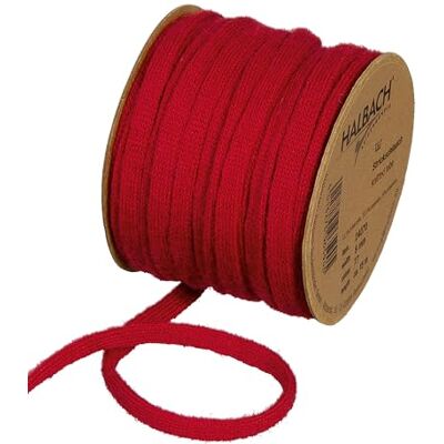 Halbach Tubo de Lana Vegana, 8 mm x 15 m, Color Rojo Cinta de algodón 100% con certificación Öko-Tex, rafia de algodón para envolver regalos Halbach Tubo de Lana Vegana, 8 mm x 15 m, Color Rojo Cinta de algodón 100% con certificación Öko-Tex, rafia de algodón para envolver regalos