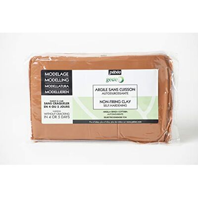 PEBEO Pébéo Modelado Arcilla sin cocción Rojo, Pan de 1,5 kg PEBEO Pébéo Modelado Arcilla sin cocción Rojo, Pan de 1,5 kg