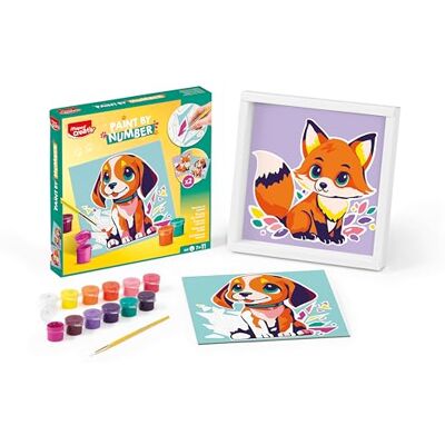 Maped Creative Paint By Number Kit Σκυλάκι & Αλεπουδίτσα 20x20cm - Kit de Pintura por Números Maped Creative Paint By Number Kit Σκυλάκι & Αλεπουδίτσα 20x20cm - Kit de Pintura por Números