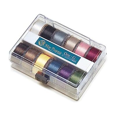 Toho INNSPIRO Set Hilos nilon One-G 12 Colores Surtidos en Rollos 46m. Toho INNSPIRO Set Hilos nilon One-G 12 Colores Surtidos en Rollos 46m.