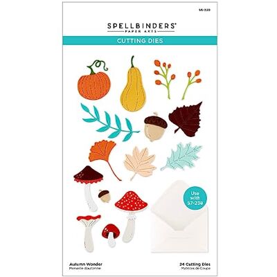 Spellbinders Troqueles grabados Autumn Wonder de The Envelope of Wonder Collection Spellbinders Troqueles grabados Autumn Wonder de The Envelope of Wonder Collection