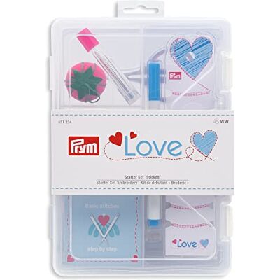 Prym Love - 7 piezas - Kit de bordado para principiantes Prym Love - 7 piezas - Kit de bordado para principiantes