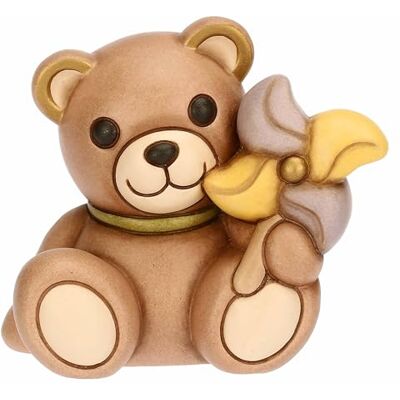 THUN Teddy Primavera con Molinillo, pequeño cerámica Colección Jardín de Primavera 9.2 x 6.2 x 8.5 cm THUN Teddy Primavera con Molinillo, pequeño cerámica Colección Jardín de Primavera 9.2 x 6.2 x 8.5 cm