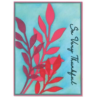 Sizzix Plantillas en Capas Frond de Stacey Park, Acrílico Papel, White, One size Sizzix Plantillas en Capas Frond de Stacey Park, Acrílico Papel, White, One size