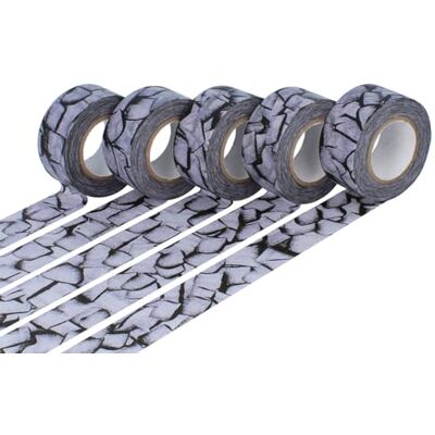 Classiky Set 5 cintas adhesivas masking tape washi kratzer gris violeta 24mm.x15m. Classiky Set 5 cintas adhesivas masking tape washi kratzer gris violeta 24mm.x15m.