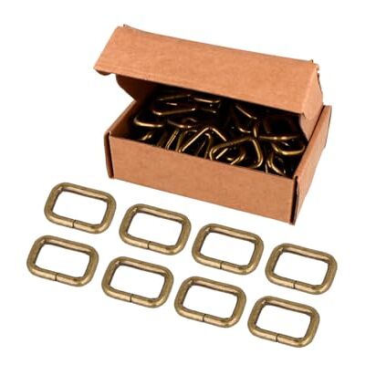 VELOX Anilla Rectangular Hierro Oro Viejo 26 mm. 75u. VELOX Anilla Rectangular Hierro Oro Viejo 26 mm. 75u.