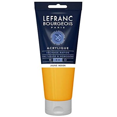 Lefranc Bourgeois LB ACRILICO FINE 200ML Amarillo indio Lefranc Bourgeois LB ACRILICO FINE 200ML Amarillo indio