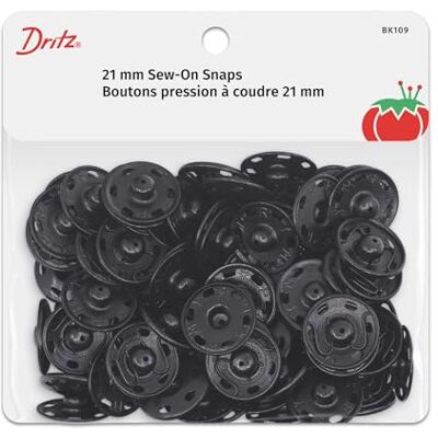 Dritz Broches de costura, negro, talla 10, 48 quilates Dritz Broches de costura, negro, talla 10, 48 quilates