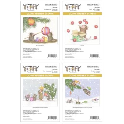 Spellbinders House-Mouse Tree Paquete de coleccionista de Navidad Spellbinders House-Mouse Tree Paquete de coleccionista de Navidad
