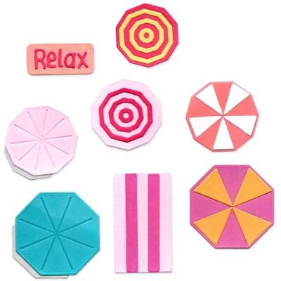 Sizzix Juego de troqueles Thinlits®, paquete de 15, mantas y sombrillas de playa #2 de Catherine Pooler Sizzix Juego de troqueles Thinlits®, paquete de 15, mantas y sombrillas de playa #2 de Catherine Pooler
