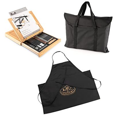 Royal & Langnickel Royal and Langnickel REA4904 Kit de Dibujo con Caballete y Bolsa Royal & Langnickel Royal and Langnickel REA4904 Kit de Dibujo con Caballete y Bolsa