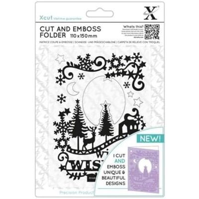Xcut Carpeta troquelada y grabada, acero, talla única Xcut Carpeta troquelada y grabada, acero, talla única