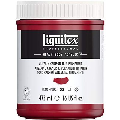 Liquitex LQX ACRILICO HEAVY BODY 473ML TONO CARMESÍ ALIZARINA PERMANENTE Liquitex LQX ACRILICO HEAVY BODY 473ML TONO CARMESÍ ALIZARINA PERMANENTE