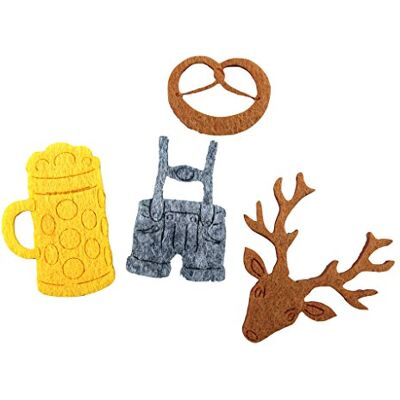 Set de manualidades de fieltro de Petra - 40 piezas - Ideal para tarjetas Set de manualidades de fieltro de Petra - 40 piezas - Ideal para tarjetas