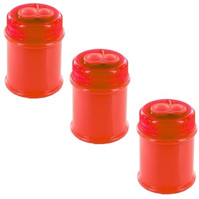 KUM Sacapuntas con depósito Maxi M2, rojo, paquete de 3 Sacapuntas doble con depósito para lápices de grafito y de colores, ideal para el colegio, la oficina y el hogar KUM Sacapuntas con depósito Maxi M2, rojo, paquete de 3 Sacapuntas doble con depósito para lápices de grafito y de colores, ideal para el colegio, la oficina y el hogar