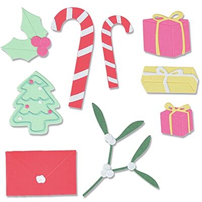Sizzix -Juego de Troqueles Thinlits (14 Unidades), Multicolor, Talla única Sizzix -Juego de Troqueles Thinlits (14 Unidades), Multicolor, Talla única