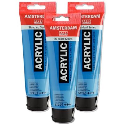 Amsterdam Standard Series Colores Acrílicos Tubo 120 ml Cian Primario 572 (17095722) Amsterdam Standard Series Colores Acrílicos Tubo 120 ml Cian Primario 572 (17095722)