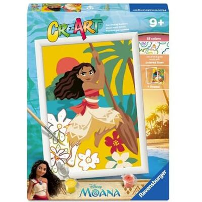 Ravensburger CreArt Serie D Vaiana Pintar Por Numeros Kit Pintura Medidas De 25 x 18,30 Juegos Niños 9 Años Ideas Regalo Regalo Niño 9 Años Ravensburger CreArt Serie D Vaiana Pintar Por Numeros Kit Pintura Medidas De 25 x 18,30 Juegos Niños 9 Años Ideas Regalo Regalo Niño 9 Años
