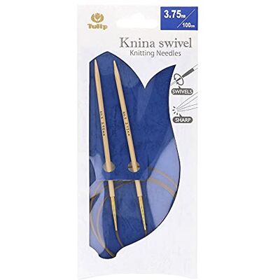 Tulip Knina Agujas Circulares Swivel 100cm 3.75mm 1 Unidad Tulip Knina Agujas Circulares Swivel 100cm 3.75mm 1 Unidad