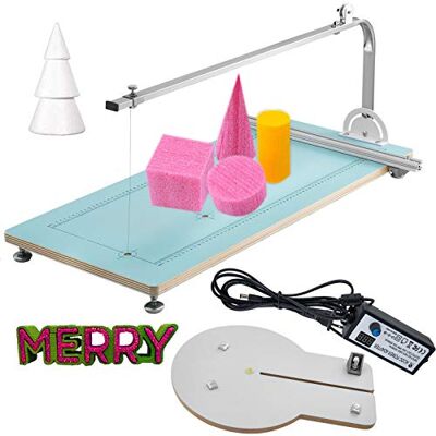 VEVOR Cortador de Espuma de Alambre Caliente con Banco de Trabajo Escalado Corte de Espuma Cortador de espuma Grabado Pluma Cortador de alambre caliente Espuma Poliestireno Corte térmico 10-240 V VEVOR Cortador de Espuma de Alambre Caliente con Banco de Trabajo Escalado Corte de Espuma Cortador de espuma Grabado Pluma Cortador de alambre caliente Espuma Poliestireno Corte térmico 10-240 V