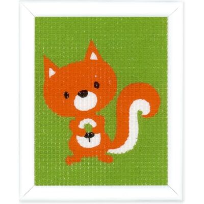 Vervaco Kit De Manualidades Educativot Bordado Punto De Cruz Ardilla Ocio Creativo DIY Set De Bordado para Principiantes Canvas para Bordarca. 12,5 x 16 cm Beginner Crafts Cross Stitch Vervaco Kit De Manualidades Educativot Bordado Punto De Cruz Ardilla Ocio Creativo DIY Set De Bordado para Principiantes Canvas para Bordarca. 12,5 x 16 cm Beginner Crafts Cross Stitch