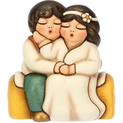 THUN Novios de cerámica sobre Paja, pequeños cerámica Colección Bombonera 5.1 x 4.3 x 6.5 cm THUN Novios de cerámica sobre Paja, pequeños cerámica Colección Bombonera 5.1 x 4.3 x 6.5 cm