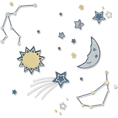 Sizzix Juego de troqueles Thinlits, 12 unidades, luz nocturna por Jennifer Ogborn Capítulo 4 2022 Sizzix Juego de troqueles Thinlits, 12 unidades, luz nocturna por Jennifer Ogborn Capítulo 4 2022