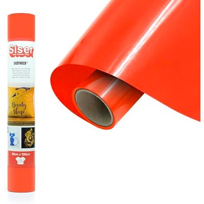 SISER EasyWeed Película termoadhesiva de transferencia térmica (30 cm x 1 mt, coral neón, 1 unidad, para personalizar textiles, manualidades, certificado VeganOk y Oeko-Tex Standard 100 clase I SISER EasyWeed Película termoadhesiva de transferencia térmica (30 cm x 1 mt, coral neón, 1 unidad, para personalizar textiles, manualidades, certificado VeganOk y Oeko-Tex Standard 100 clase I