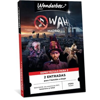 WONDERBOX Connect Caja Regalo WAH 2 entradas para 2 pers. WONDERBOX Connect Caja Regalo WAH 2 entradas para 2 pers.