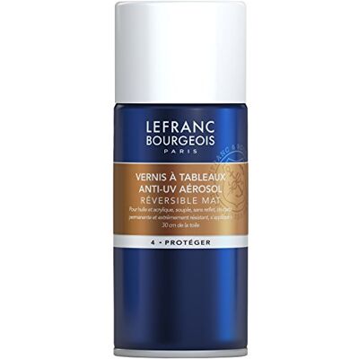 Lefranc Bourgeois Sopraffina Vernis Spray - 150ml - Mate - Anti UV - Spray de barniz Lefranc Bourgeois Sopraffina Vernis Spray - 150ml - Mate - Anti UV - Spray de barniz