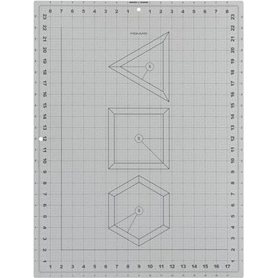 Fiskars Craft Alfombrilla de corte (45,7 x 61 cm, 18 x 24 cm), color gris Fiskars Craft Alfombrilla de corte (45,7 x 61 cm, 18 x 24 cm), color gris
