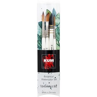 KUM Set de Pinceles artísticos para Acuarela Schlemmer Art Botanical KUM Set de Pinceles artísticos para Acuarela Schlemmer Art Botanical