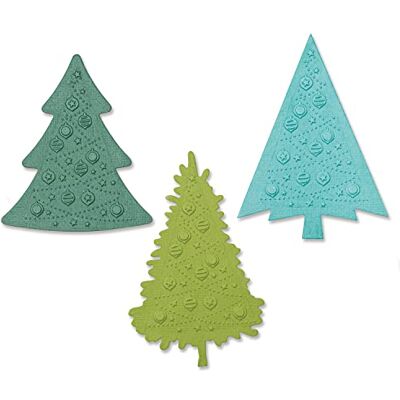 Sizzix Carpeta de Estampado Switchlits Festive Trees de Kath Breen Capítulo 3 2022, Papel, Multicolor, One Size Sizzix Carpeta de Estampado Switchlits Festive Trees de Kath Breen Capítulo 3 2022, Papel, Multicolor, One Size
