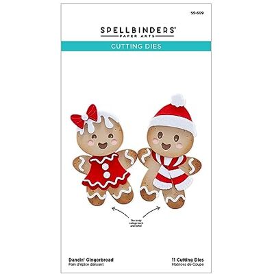 Spellbinders Troqueles grabados Dancin' Gingerbread de la colección Dancin' Christmas Spellbinders Troqueles grabados Dancin' Gingerbread de la colección Dancin' Christmas