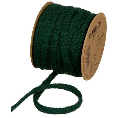 Halbach Tubo de Lana Vegana para Tejer, 8 mm x 15 m, Color Verde Cinta de algodón 100% con certificación Öko-Tex, rafia de algodón para envolver regalos Halbach Tubo de Lana Vegana para Tejer, 8 mm x 15 m, Color Verde Cinta de algodón 100% con certificación Öko-Tex, rafia de algodón para envolver regalos