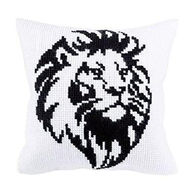ART Kit de punto de cruz, diseño de cabeza de león ART Kit de punto de cruz, diseño de cabeza de león