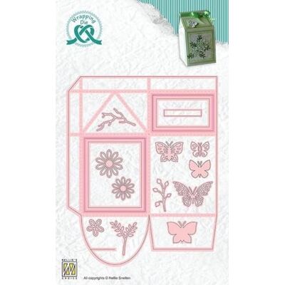 Nellie's Choice Troquel Caja de Leche, 10 x 6,5 x 5,5 cm, 15 Piezas, Wrapping Die para Cajas de Regalo, Gift Boxes, DIY Nellie's Choice Troquel Caja de Leche, 10 x 6,5 x 5,5 cm, 15 Piezas, Wrapping Die para Cajas de Regalo, Gift Boxes, DIY
