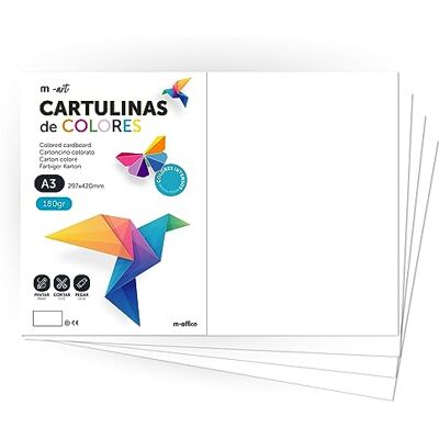 M-Office - A4 180g Colores Intensos - Turquesa M-Office - A4 180g Colores Intensos - Turquesa