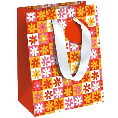 Eurowrap Clairefontaine Sunny Flowers, Excellia, sac moyen 21,5x10,2x25,3 cm Paq de 6 Eurowrap Clairefontaine Sunny Flowers, Excellia, sac moyen 21,5x10,2x25,3 cm Paq de 6