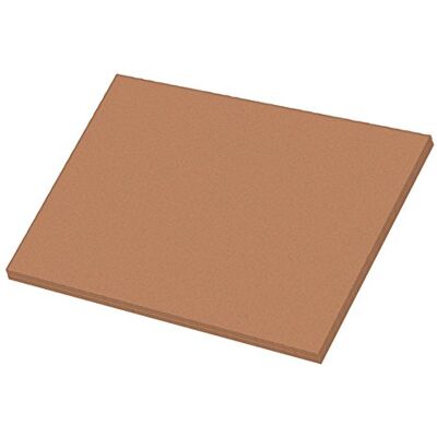 DOHE Pack de 25 cartulinas, 50 x 65 mm, color marrón DOHE Pack de 25 cartulinas, 50 x 65 mm, color marrón