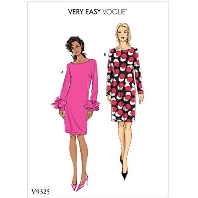 Mc Call McCall's V9325 Vogue Patrón de costura, plantilla, papel, color blanco, 14-16-18-20-22 Mc Call McCall's V9325 Vogue Patrón de costura, plantilla, papel, color blanco, 14-16-18-20-22