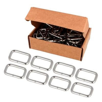 VELOX Anilla Rectangular Hierro Níquel 33 mm. 60u. VELOX Anilla Rectangular Hierro Níquel 33 mm. 60u.